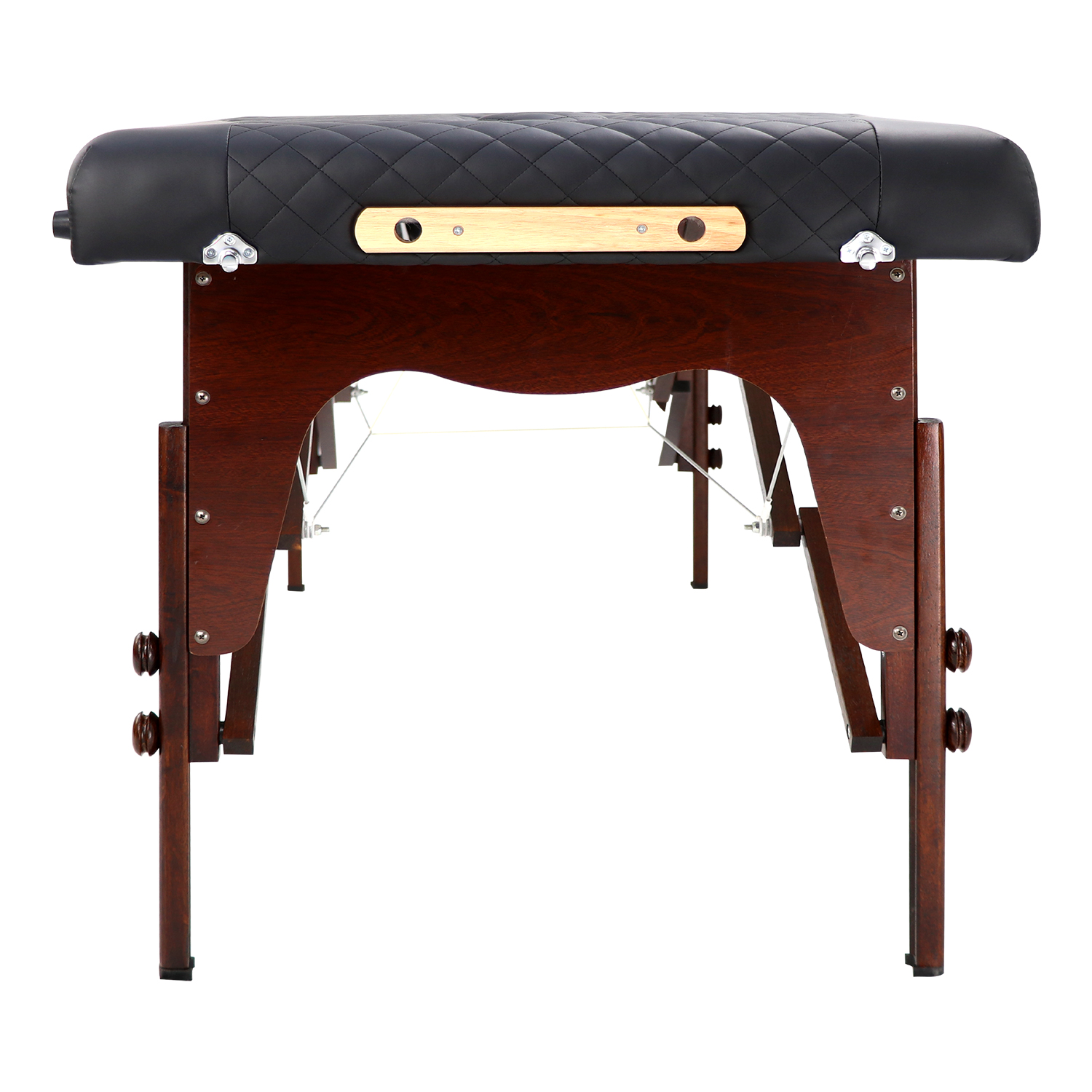 Black Diamond Massage Bed with Dark Wood Frame view 5